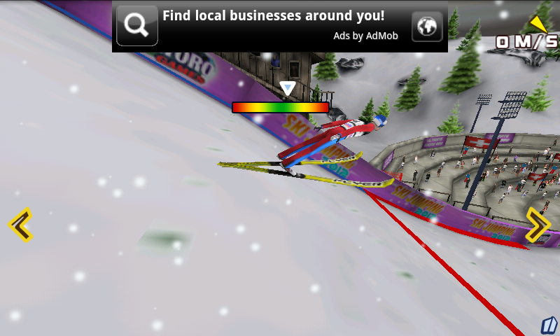 androidアプリ スキージャンピング 2012攻略スクリーンショット4