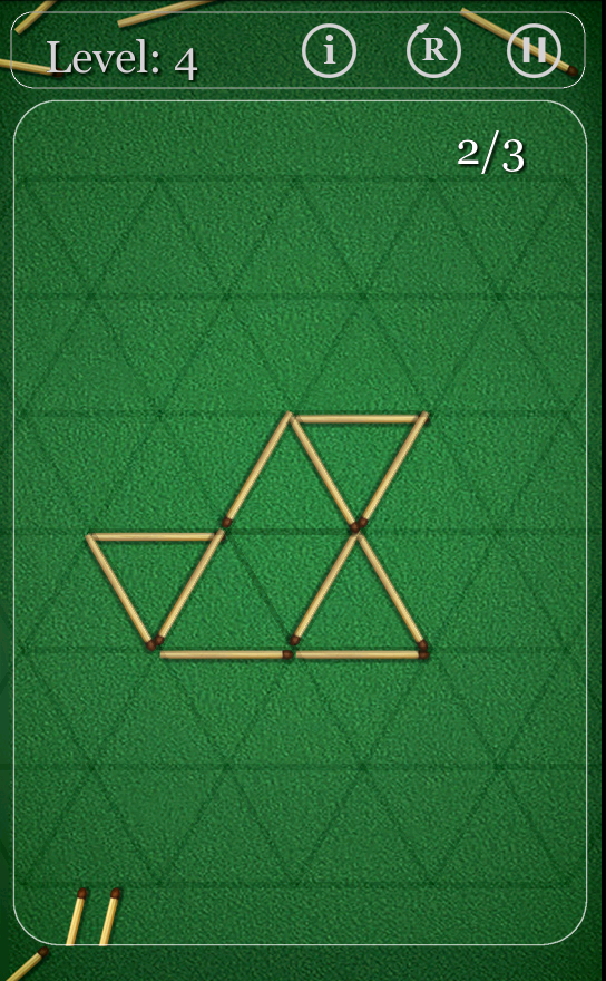 androidアプリ マッチ棒パズル攻略スクリーンショット4