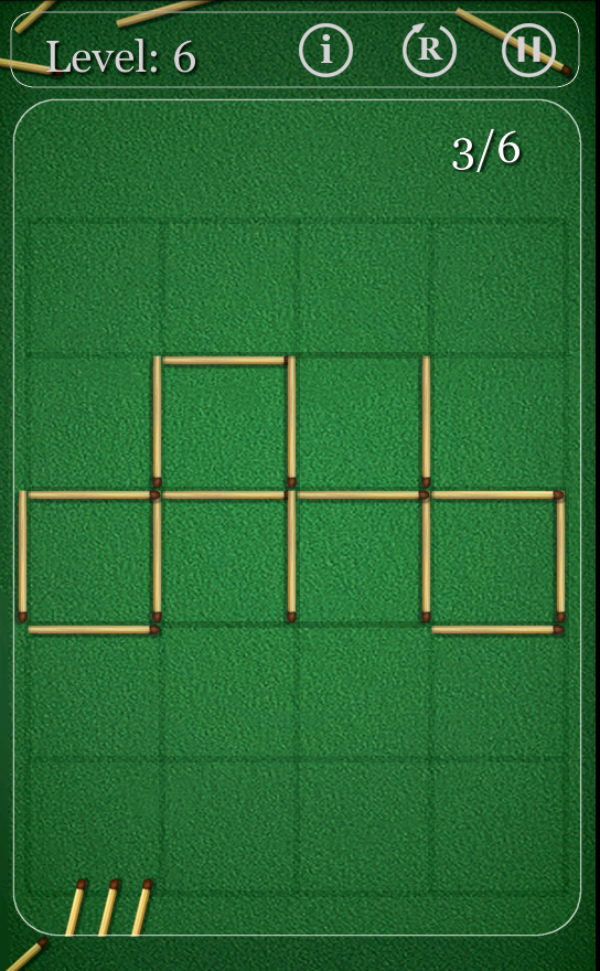 マッチ棒パズル androidアプリスクリーンショット1