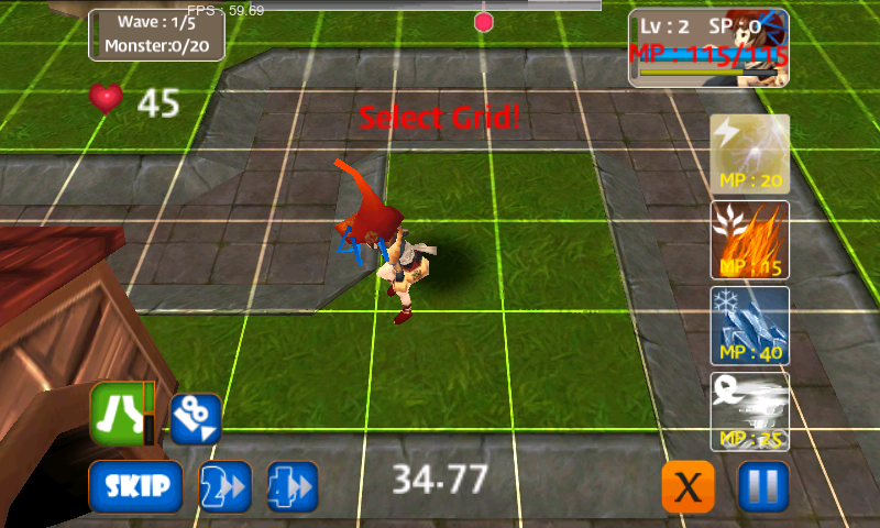 androidアプリ モンスターディフェンス3D エクスパンション攻略スクリーンショット1