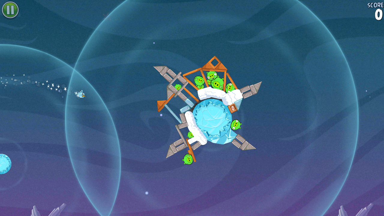 アングリーバード スペースプレミアム androidアプリスクリーンショット1