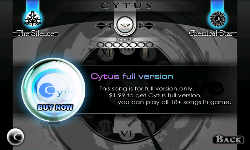 androidアプリ Cytus攻略スクリーンショット5