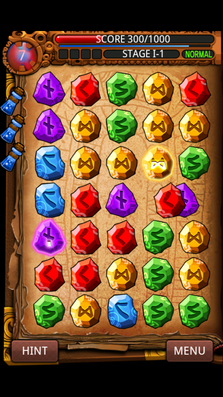 androidアプリ ルーンマスターパズル攻略スクリーンショット1
