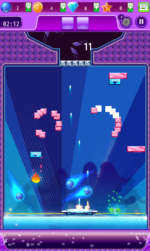 ハマる★ブロック崩し Free+ androidアプリスクリーンショット2