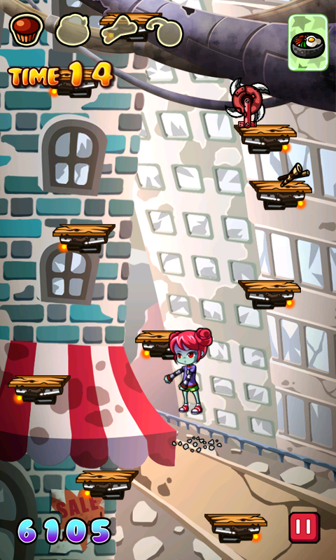androidアプリ ゾンビジャンプ攻略スクリーンショット2