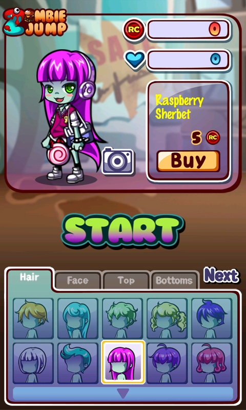 androidアプリ ゾンビジャンプ攻略スクリーンショット3