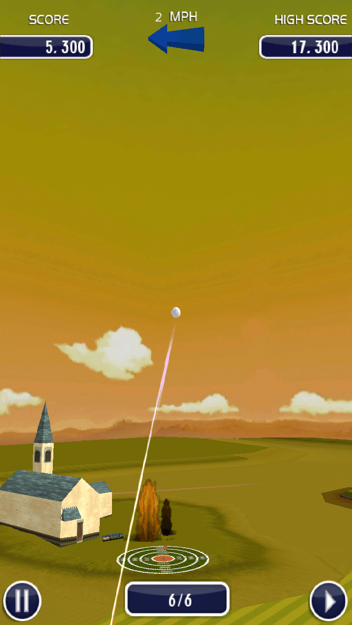 androidアプリ ゴルフ 3D攻略スクリーンショット2