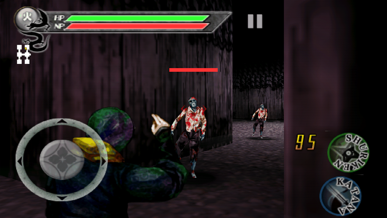 androidアプリ ニンジャ ジャスティス攻略スクリーンショット1