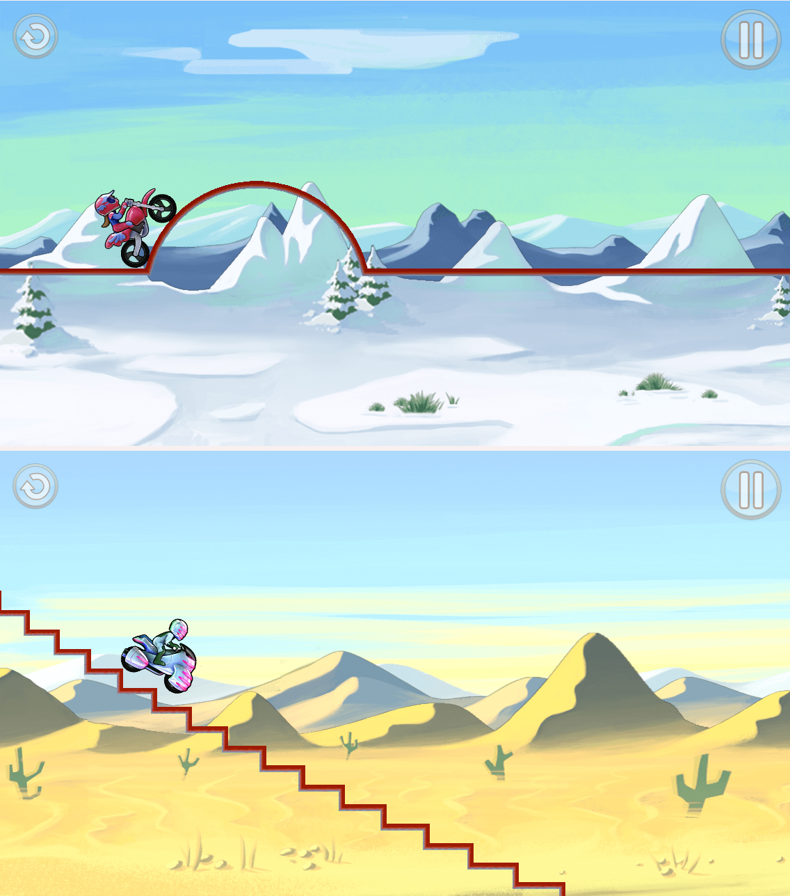 バイクレース(Bike Race) androidアプリスクリーンショット2