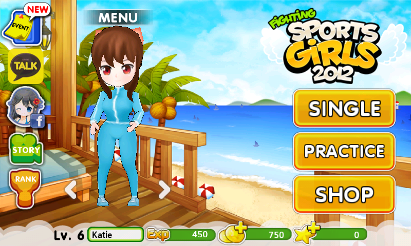 androidアプリ 2012ファイト！スポーツガールズ：ロンドンへ行こう！攻略スクリーンショット1