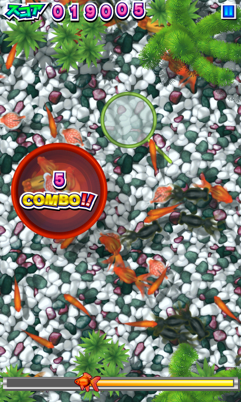 androidアプリ THE 金魚すくい攻略スクリーンショット2