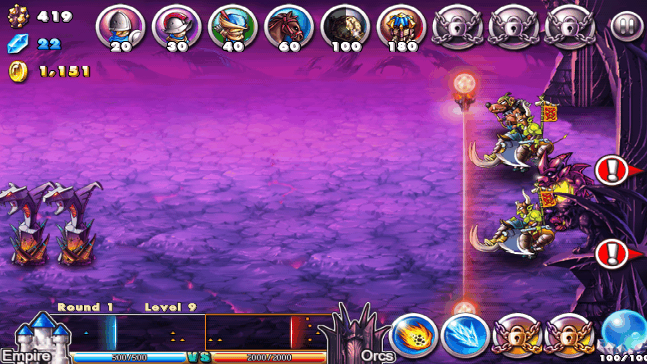 androidアプリ エンパイアー VS オークズ攻略スクリーンショット1
