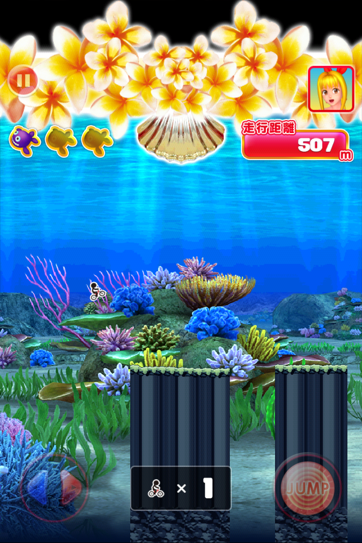 androidアプリ チャリ走x大海2遊パチバージョン攻略スクリーンショット2