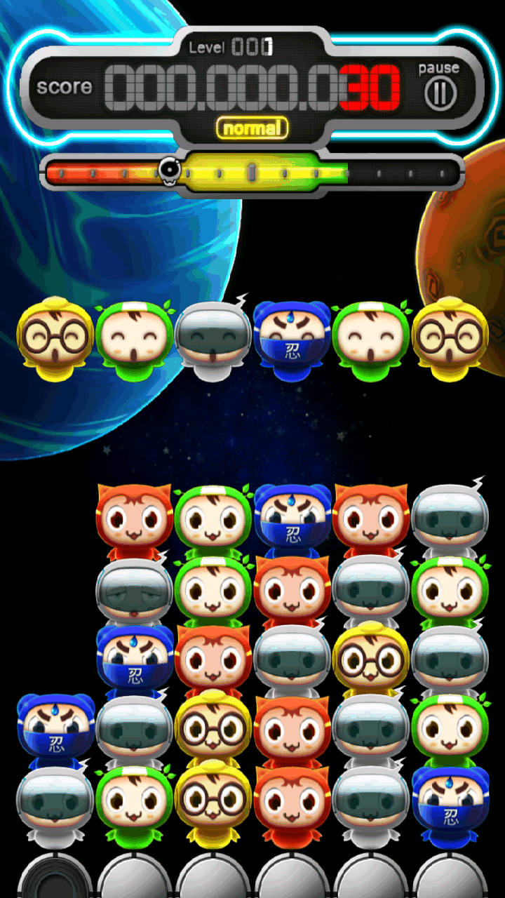 androidアプリ ポンボパズル攻略スクリーンショット1