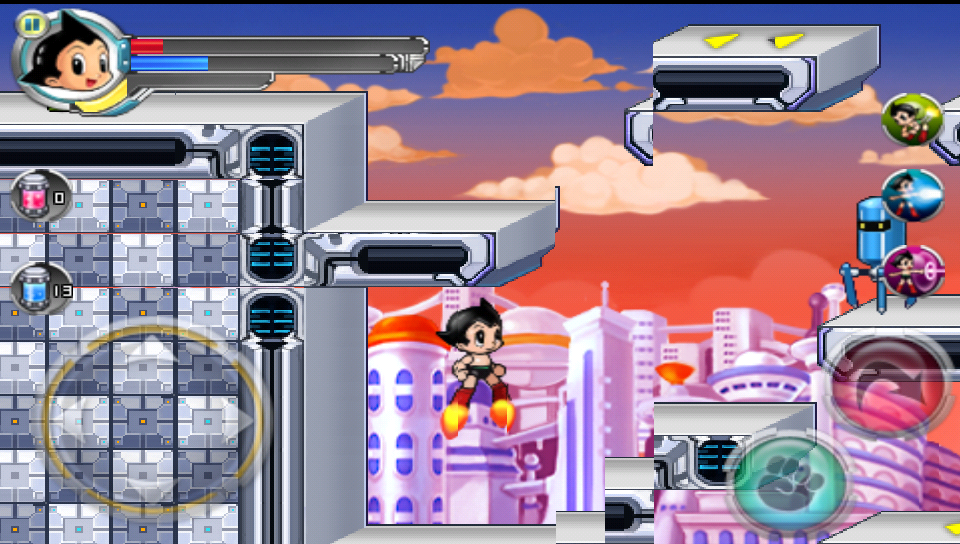 androidアプリ アストロボーイ -鉄腕アトムアクションゲーム-攻略スクリーンショット2