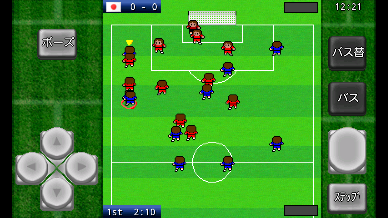 がちんこサッカー androidアプリスクリーンショット1