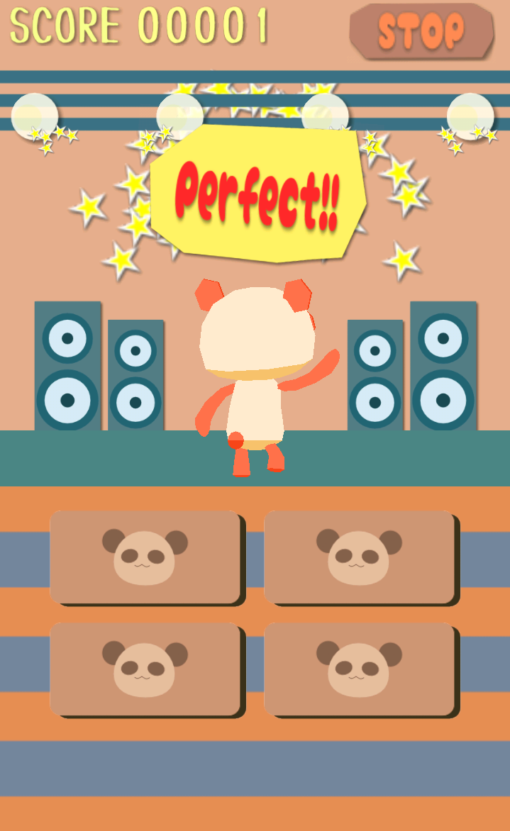 覚えてダンス パンダンサー！！ androidアプリスクリーンショット1