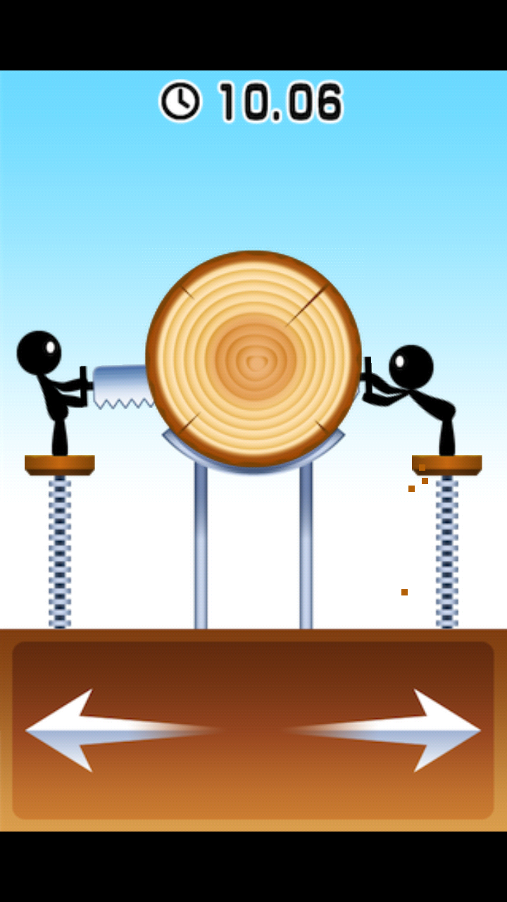 androidアプリ 丸太ギコギコ攻略スクリーンショット2