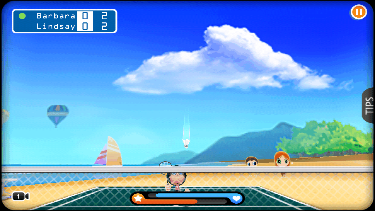 androidアプリ 3Dバドミントン2攻略スクリーンショット3