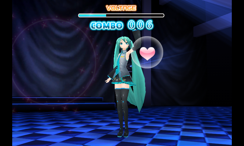 androidアプリ 初音ミク ライブステージ プロデューサー攻略スクリーンショット4