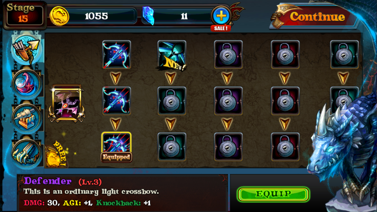 androidアプリ Dragon Warcraft攻略スクリーンショット5