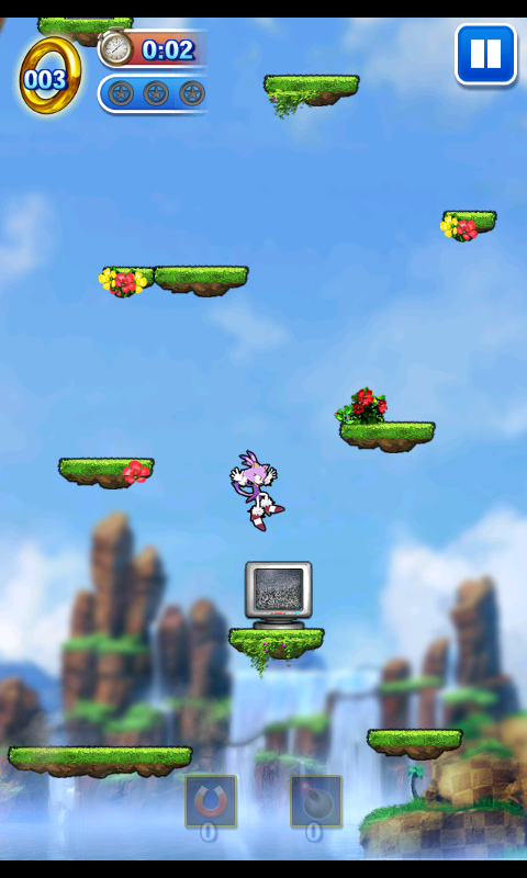 androidアプリ ソニックジャンプ攻略スクリーンショット1