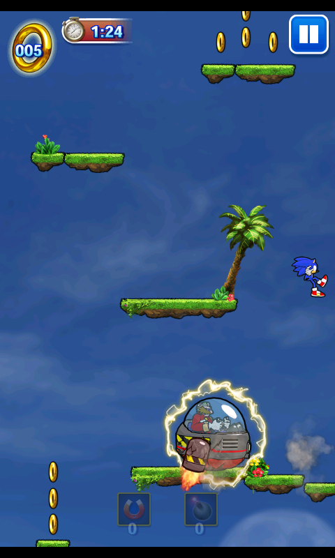 ソニックジャンプ androidアプリスクリーンショット1