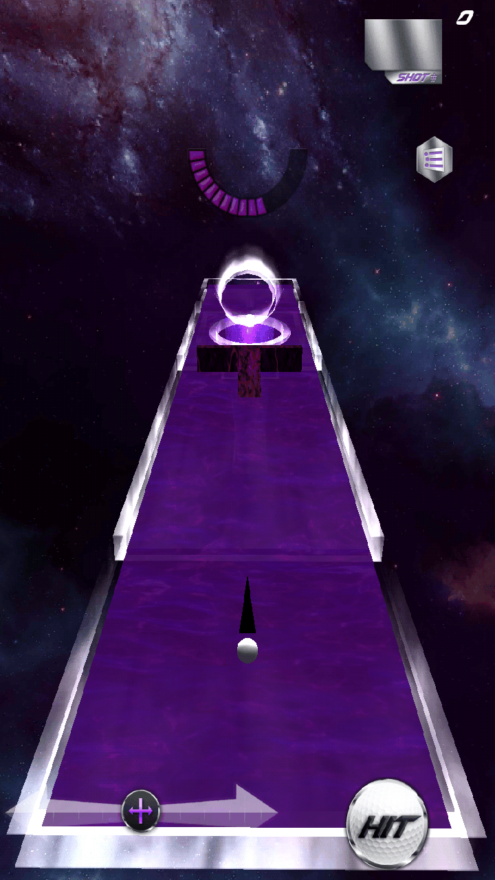 androidアプリ ミニゴルフスペース3D：パットパット攻略スクリーンショット2