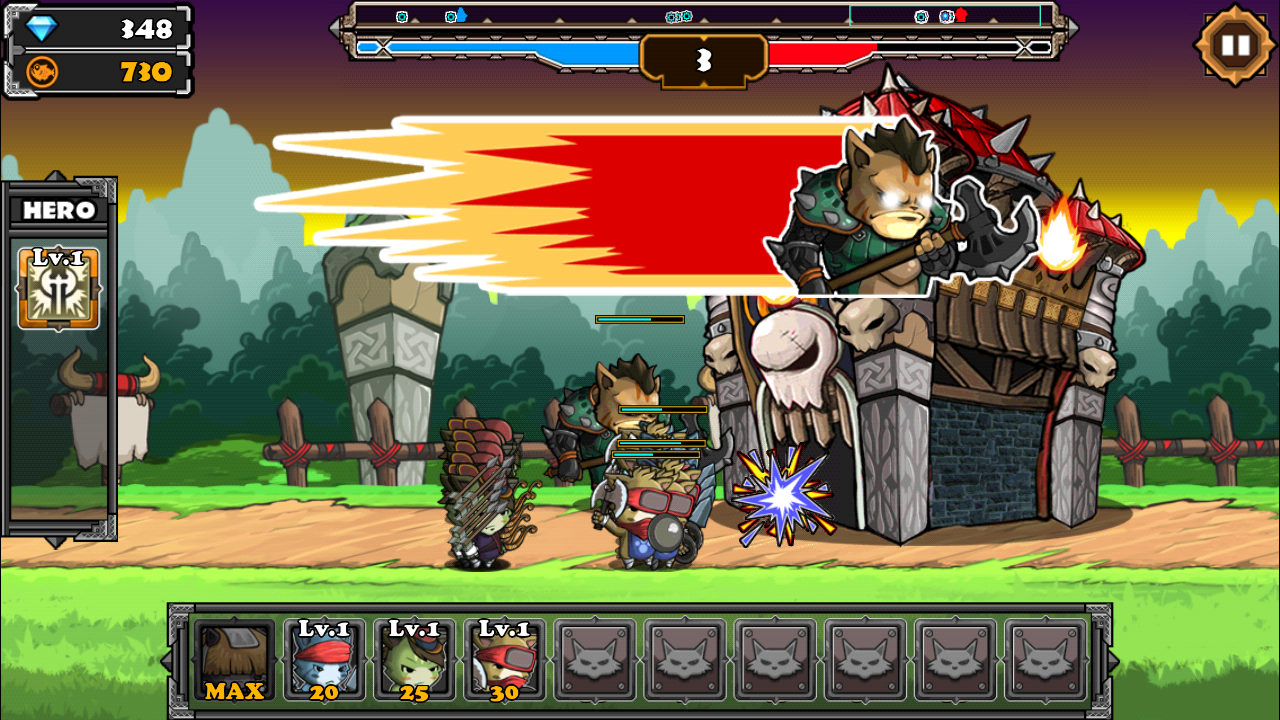 androidアプリ ねこ戦争2[CAT WAR2]攻略スクリーンショット3