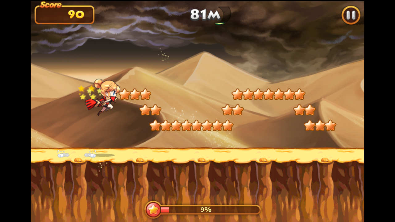 androidアプリ LINE ウィンドランナー攻略スクリーンショット1