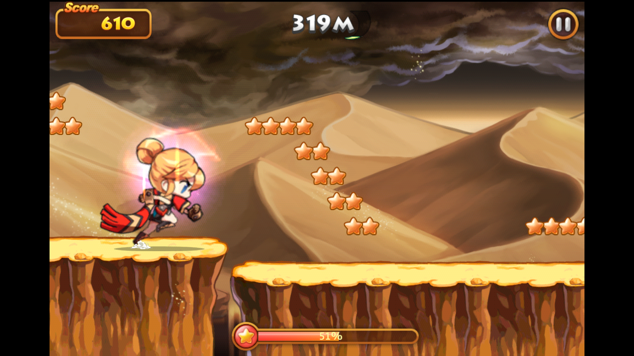 androidアプリ LINE ウィンドランナー攻略スクリーンショット2