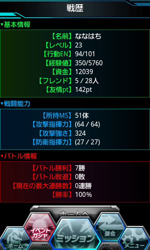 androidアプリ ガンダムエリアウォーズ攻略スクリーンショット1