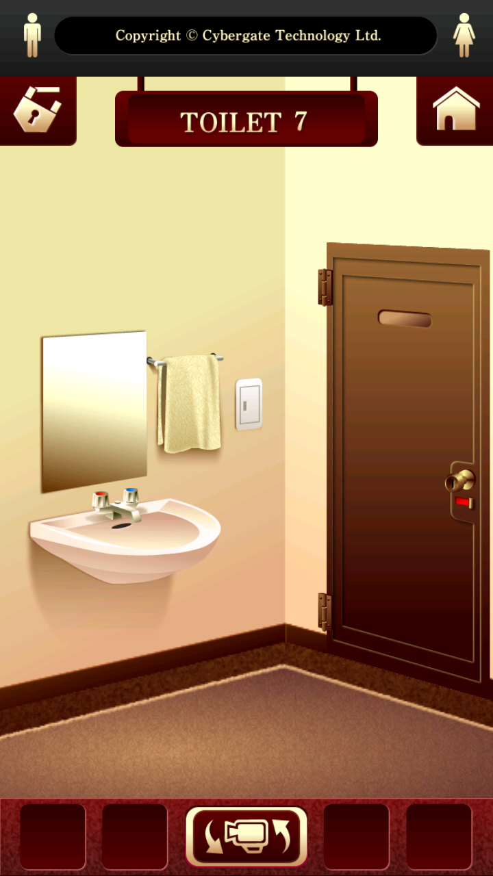 androidアプリ 脱出ゲーム “100 Toilets”攻略スクリーンショット3