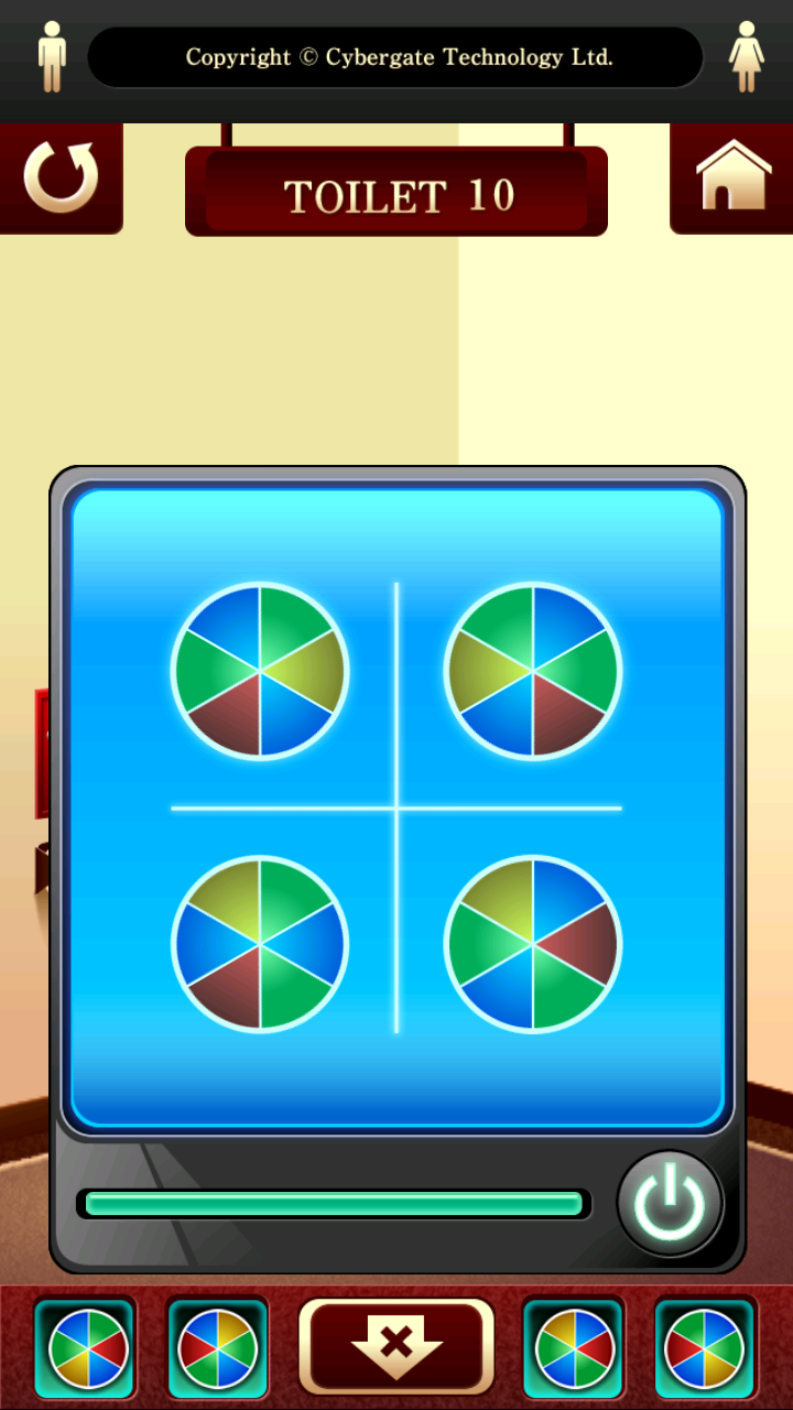 androidアプリ 脱出ゲーム “100 Toilets”攻略スクリーンショット4