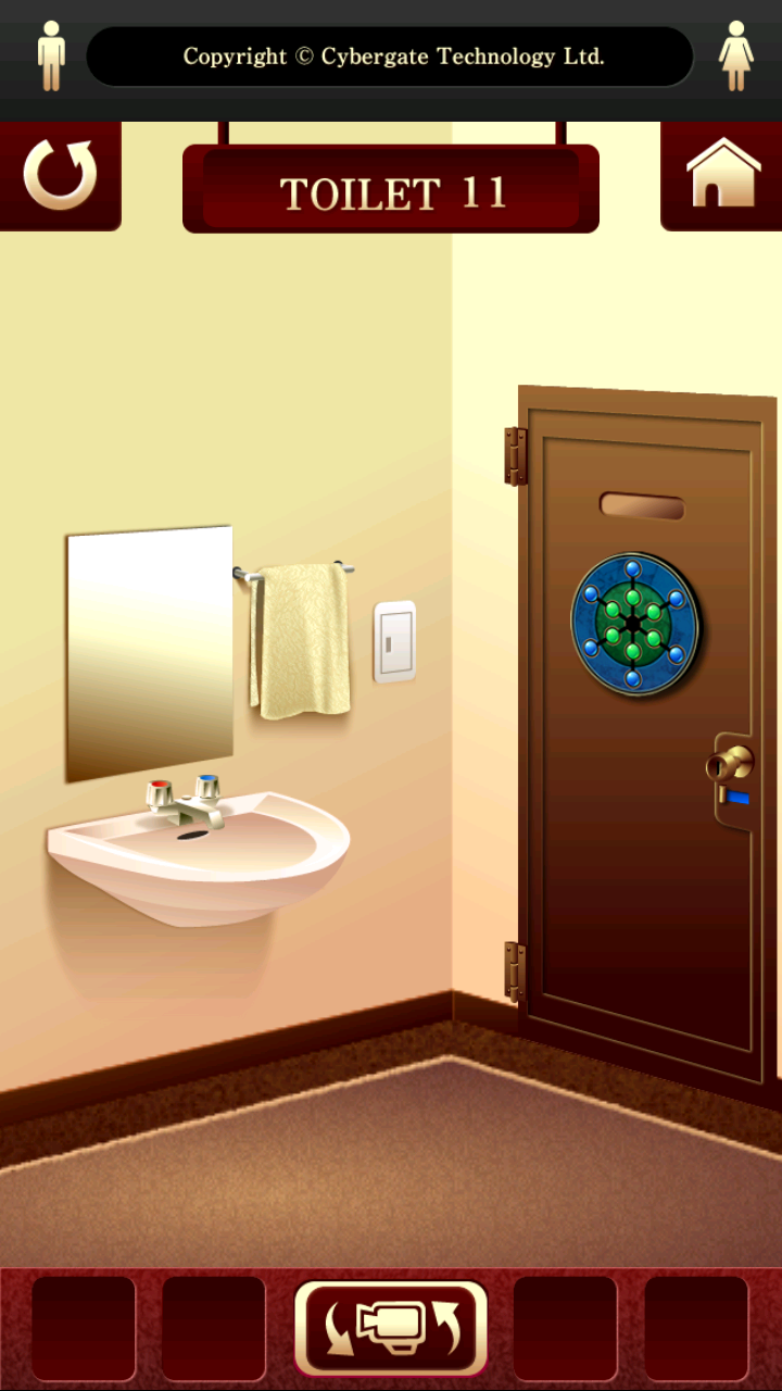 androidアプリ 脱出ゲーム “100 Toilets”攻略スクリーンショット5