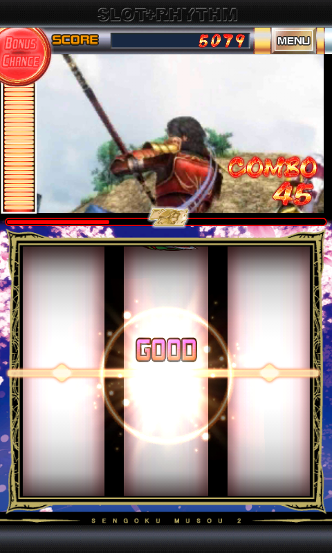 androidアプリ パチスロ戦国無双2「スロリズム」攻略スクリーンショット2