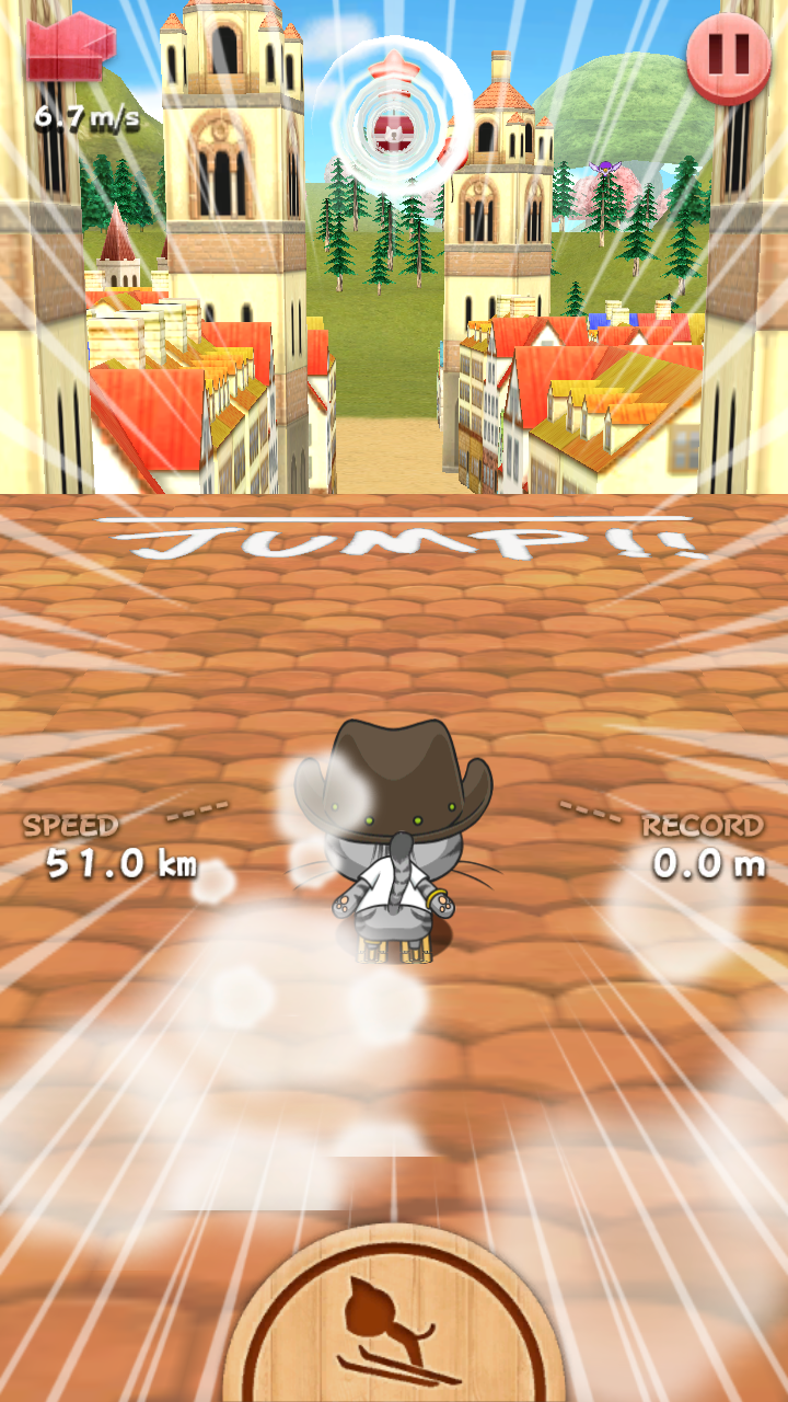 androidアプリ LINE Neko Jump攻略スクリーンショット1