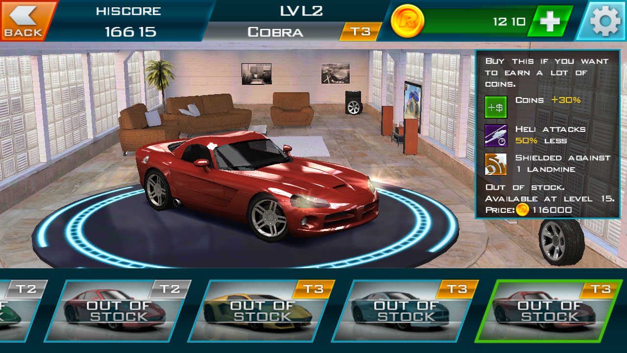 androidアプリ レッドラインラッシュ攻略スクリーンショット3