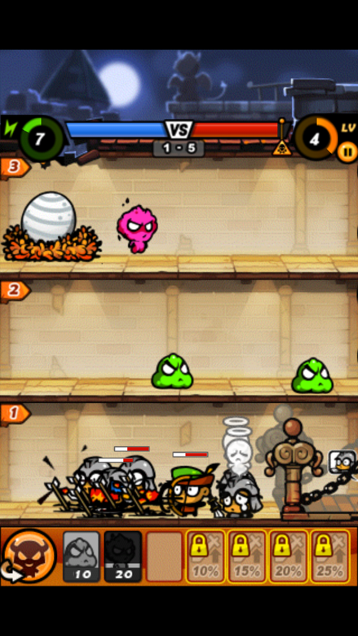 モンスタータワー androidアプリスクリーンショット1