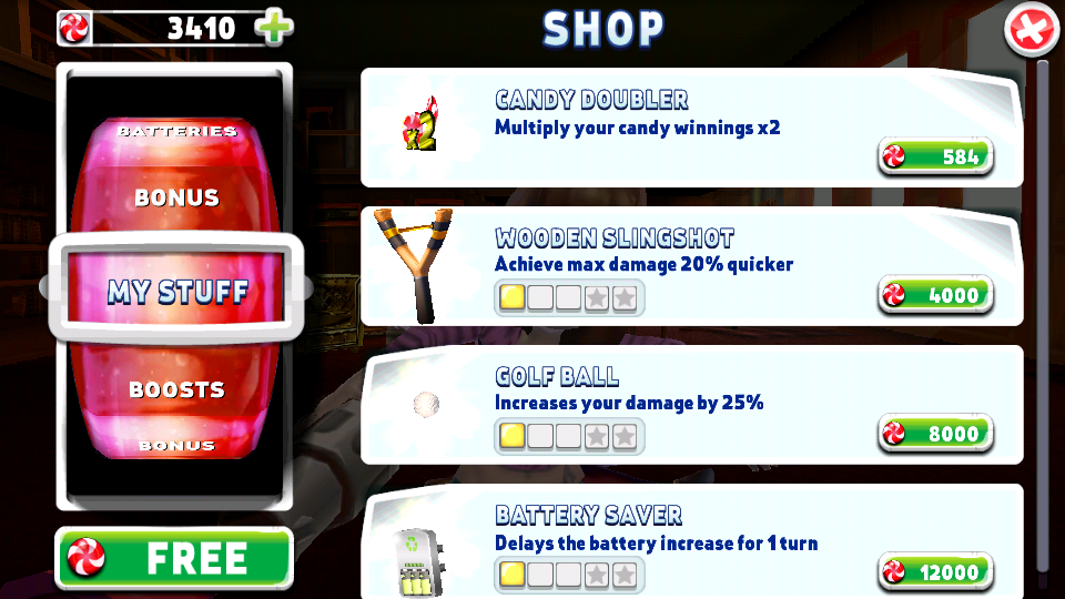 androidアプリ Naughty Boy - いたずら小僧:スリング&シュート攻略スクリーンショット5