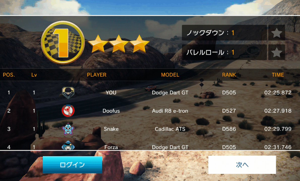 androidアプリ アスファルト8:Airborne攻略スクリーンショット4