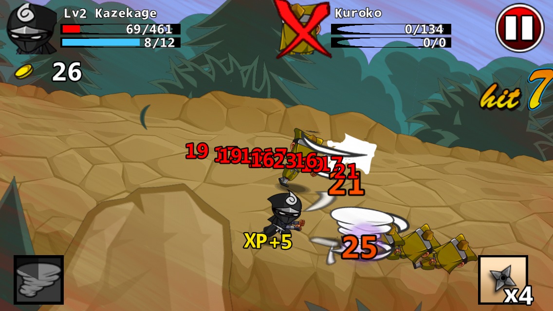 androidアプリ Ninjas~奪われた巻物~攻略スクリーンショット5