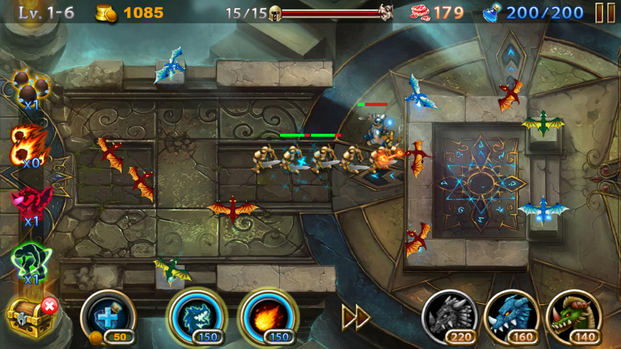 androidアプリ レアーディフェンス: シュライン攻略スクリーンショット1