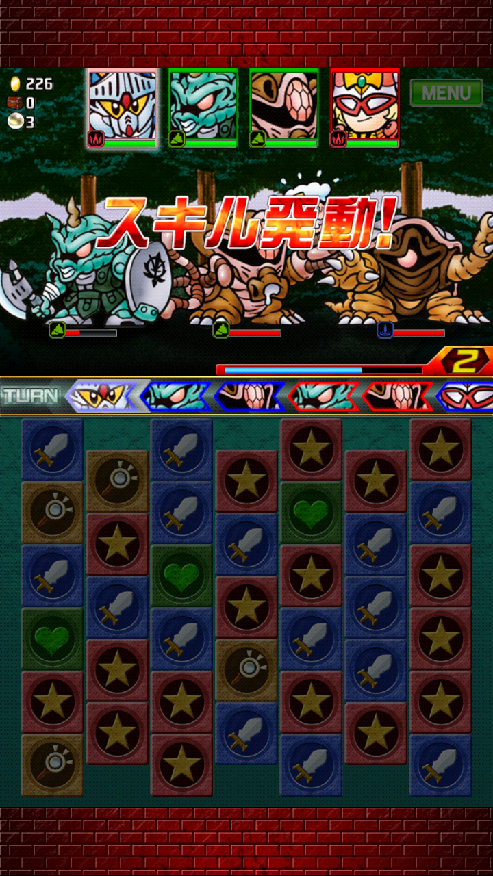 ナイトガンダムパズルヒーローズ androidアプリスクリーンショット3