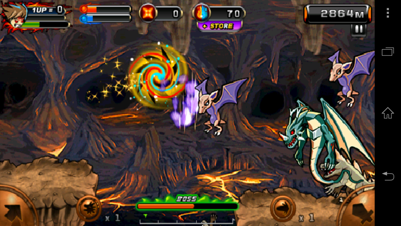 androidアプリ 悪魔Ninja2（洞窟）攻略スクリーンショット3