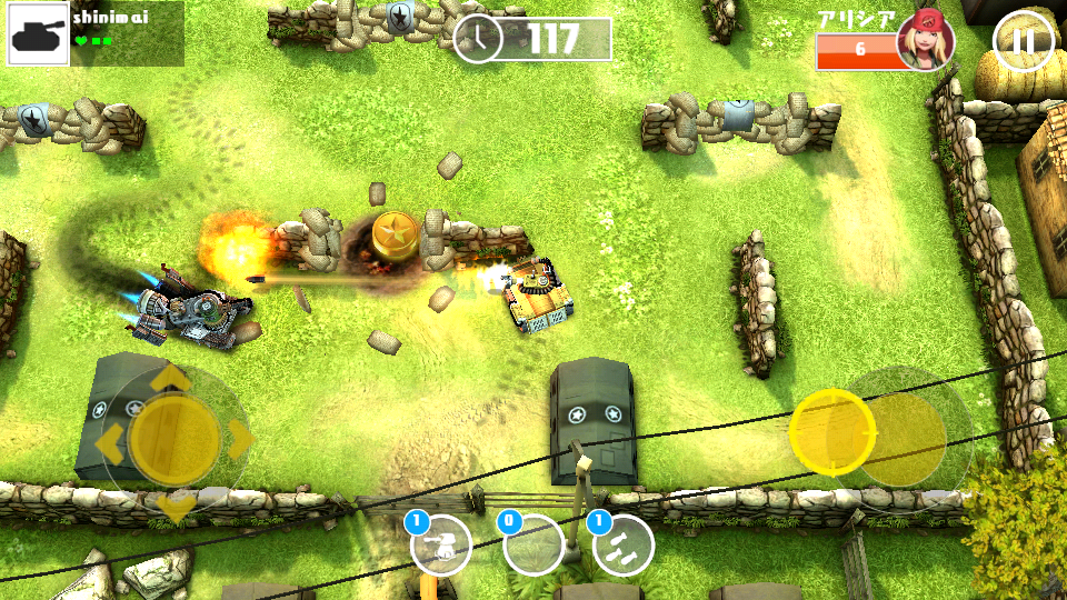 androidアプリ ぷち戦車隊～オンライン戦線～攻略スクリーンショット3