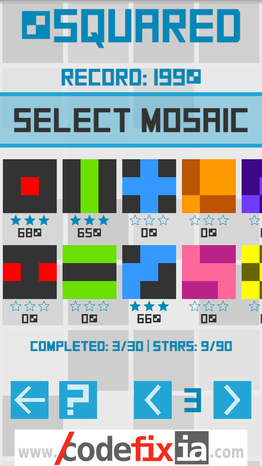 androidアプリ Squared: Sliding Blocks Puzzle攻略スクリーンショット5