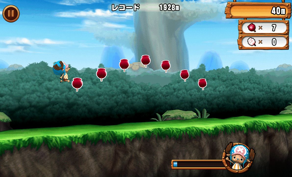 androidアプリ ONE PIECE RUNNING Chopper攻略スクリーンショット2
