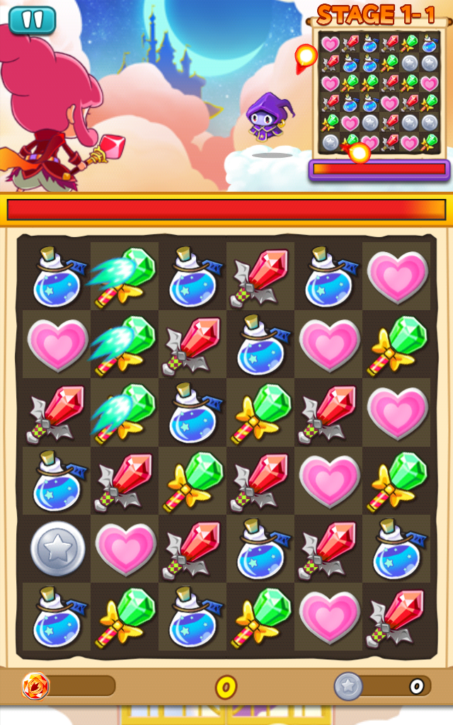 androidアプリ 対戦!パズル&マジック攻略スクリーンショット1