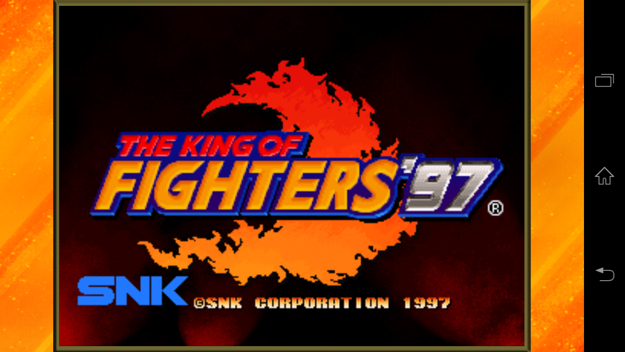 androidアプリ THE KING OF FIGHTERS '97攻略スクリーンショット1